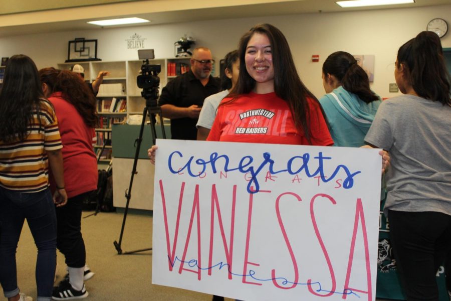 Vanesa Gomez North Western University Signing