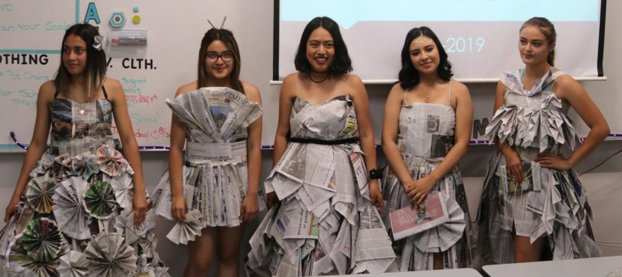 Newspaper Fashion Show